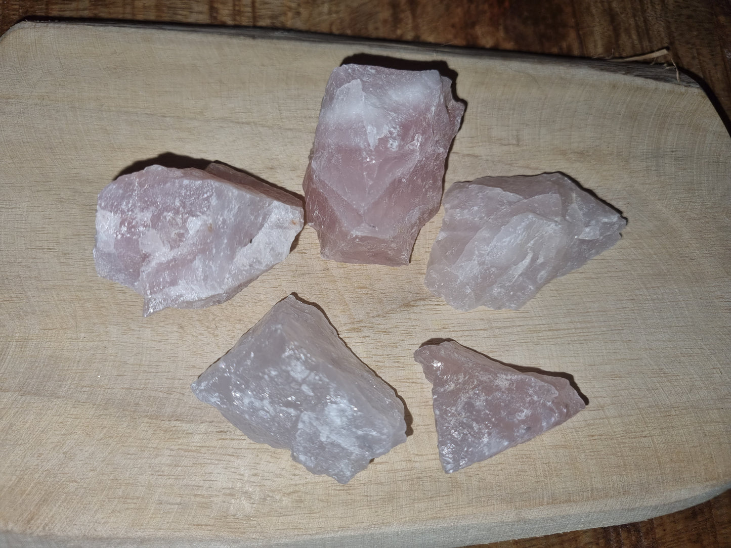 Rose quartz rough
