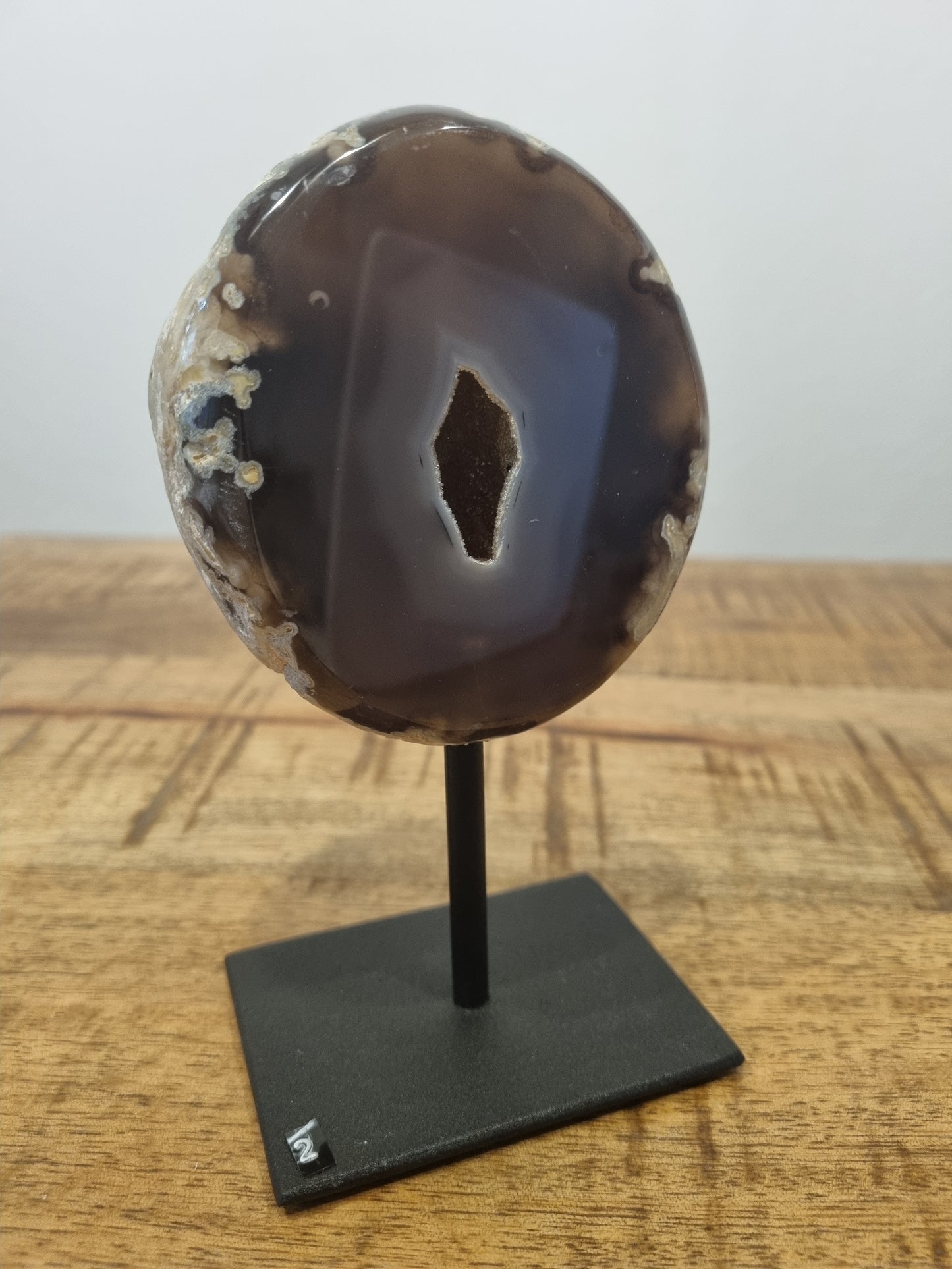 Agaat geode op standaard M