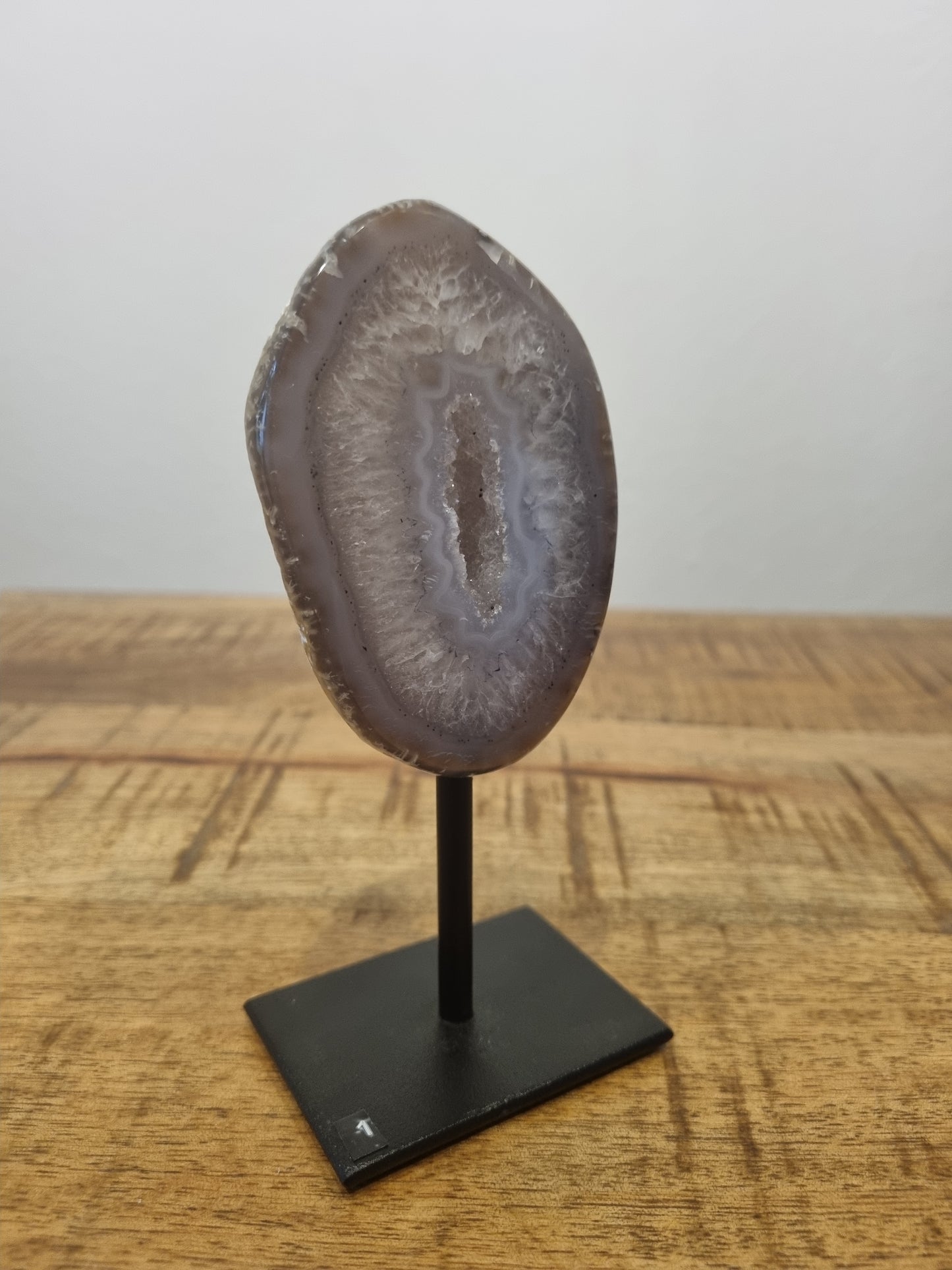 Agaat geode op standaard S