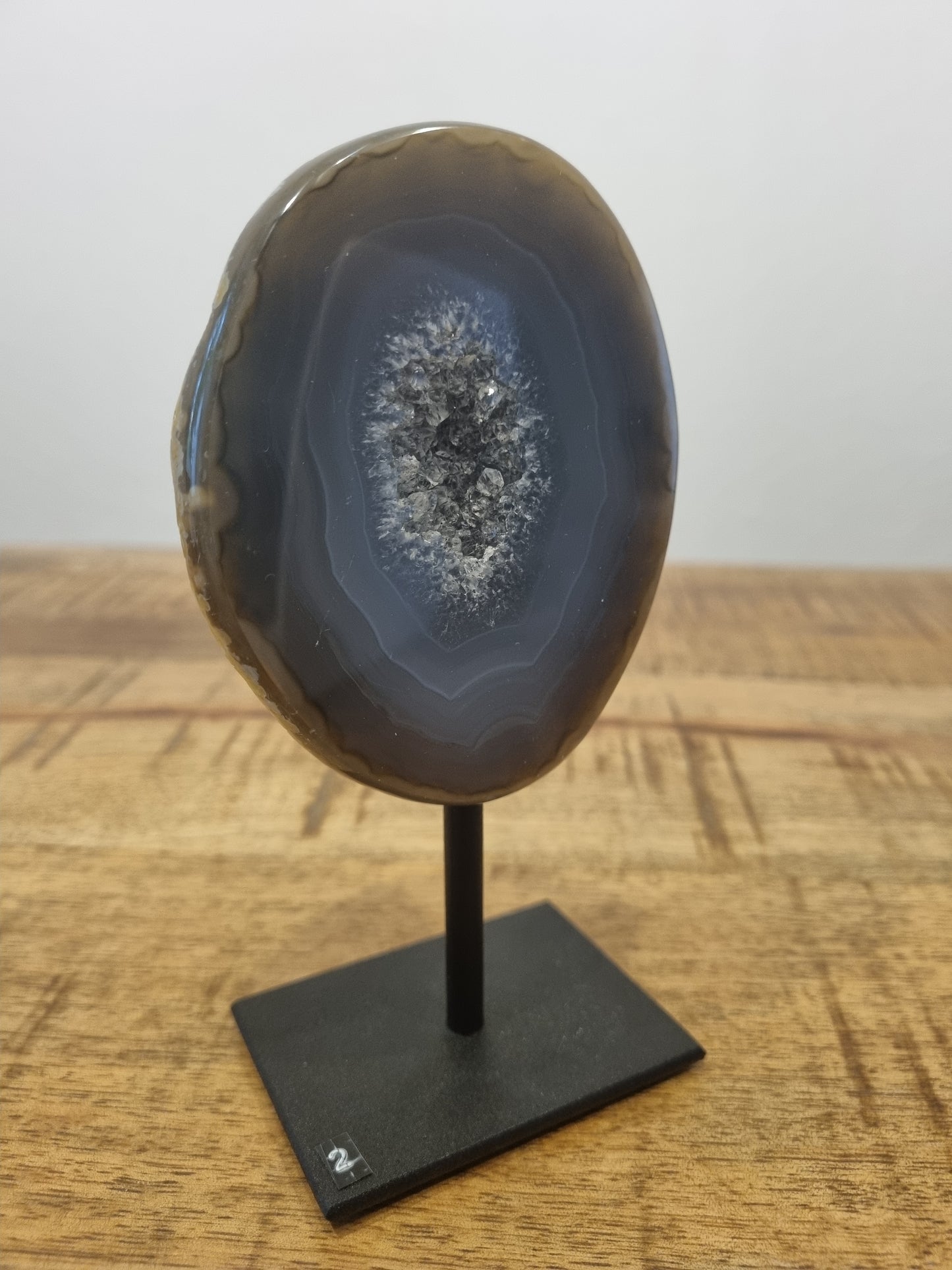 Agaat geode op standaard S