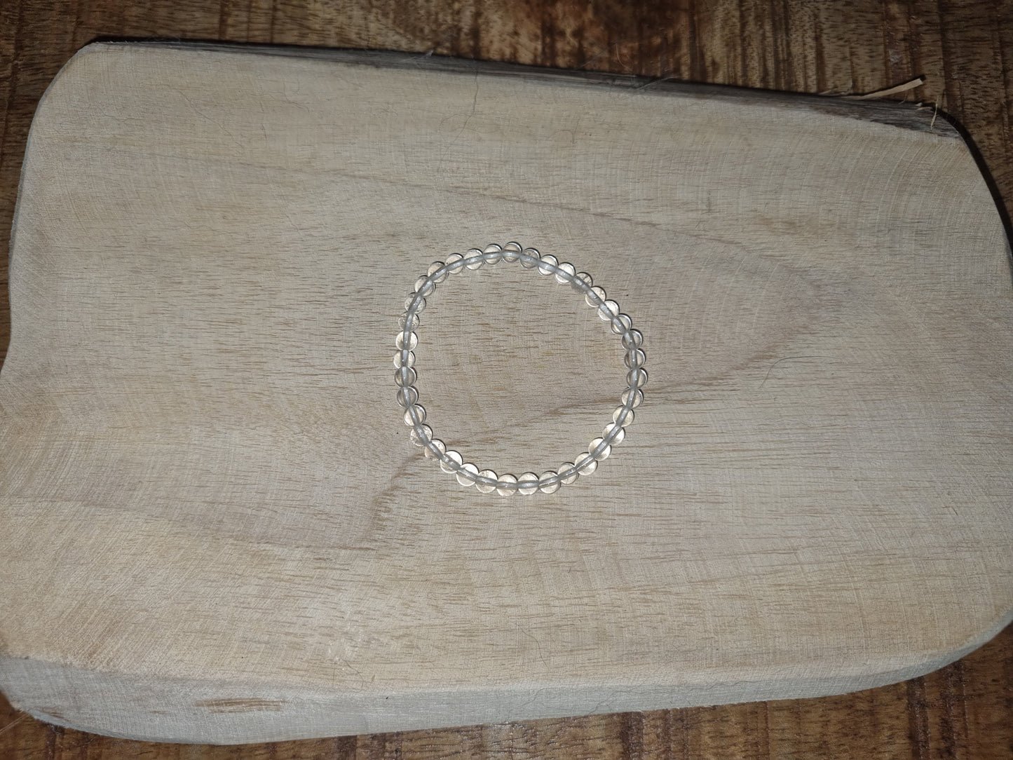 Bergkristal kinderarmband 4mm