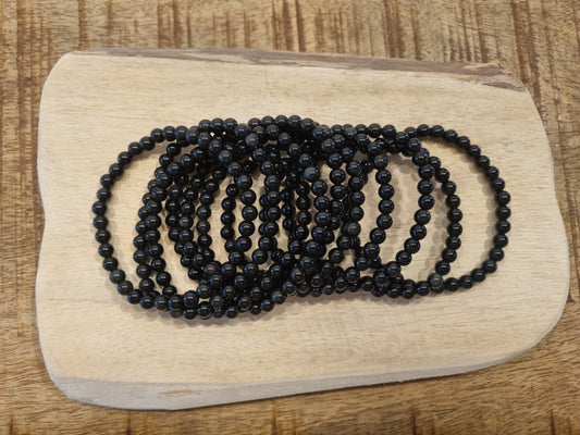 Regenboog Obsidiaan kogelarmband 6mm