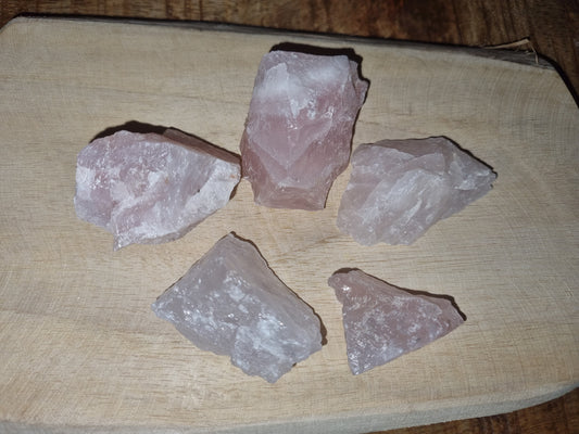 Rose quartz rough